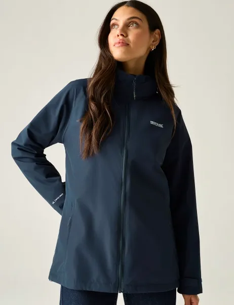 Regatta Daysha II Hooded Rain Jacket Blue