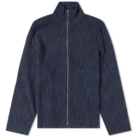 Checked Zip Track Shirt