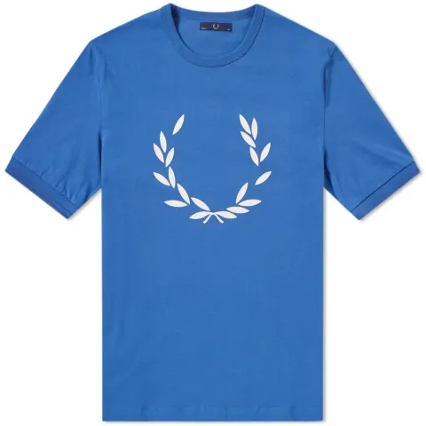 Fred Perry Laurel Partial Printed Tee