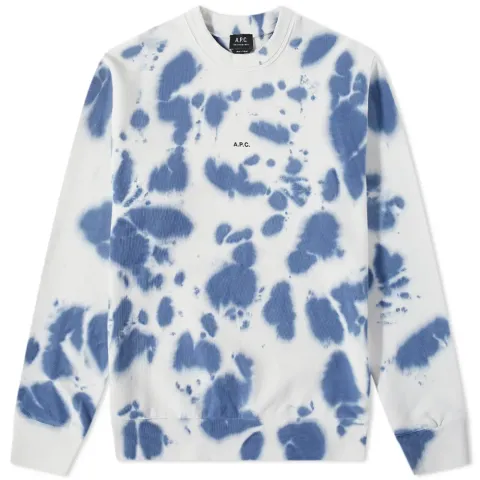 A.P.C. Olivier Tie Dye Crew Sweat
