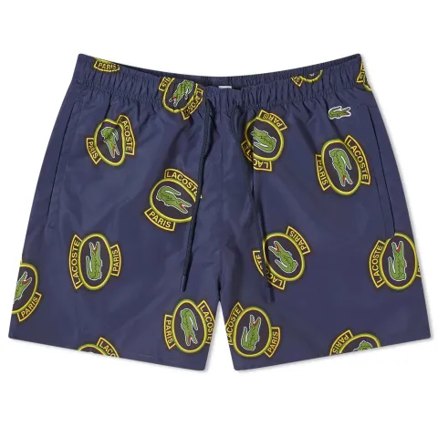 Paris All Over Logo Swim Shorts