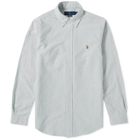 Button Down Stripe Oxford Shirt