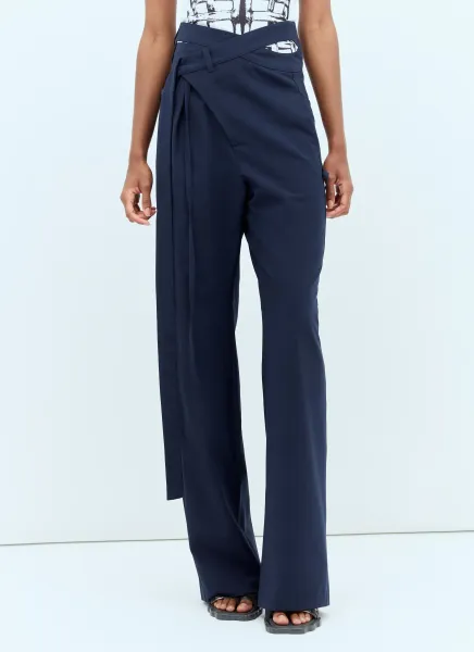 Signature Wrap Suit Pants