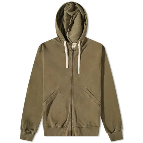 Embroidered Arrow Zip Hoodie