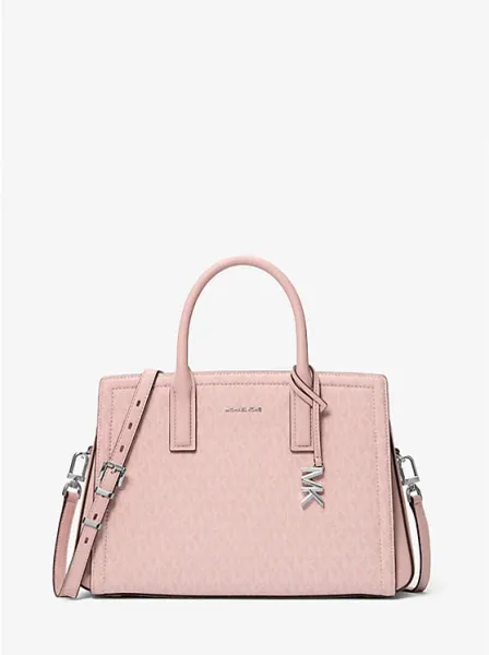 Laila Medium Signature Logo Satchel