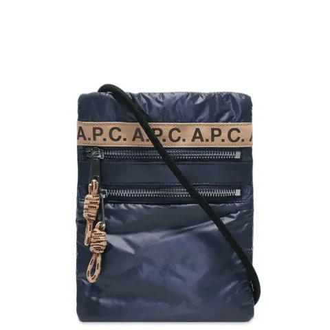 A.P.C. Repeat Logo Neck Pouch