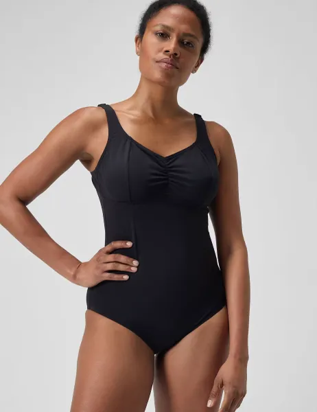Speedo Solid Aquanite One Piece Black