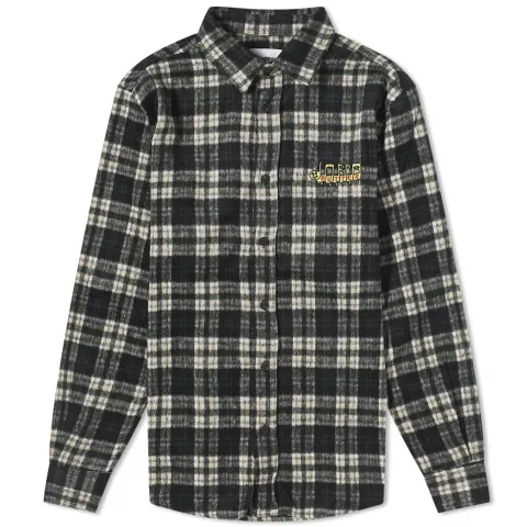 Caterpillar Plaid Flannel Shirt