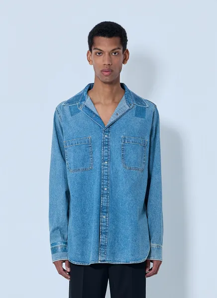 Denim Button-Down Shirt