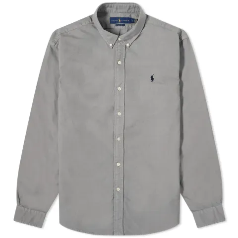 Button Down Garment Dyed Oxford Shirt