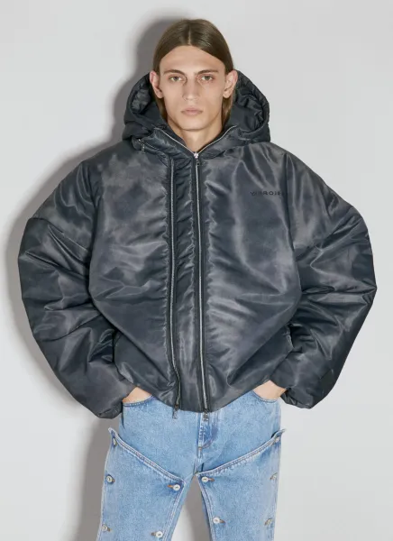 Double Collar Puffer Jacket