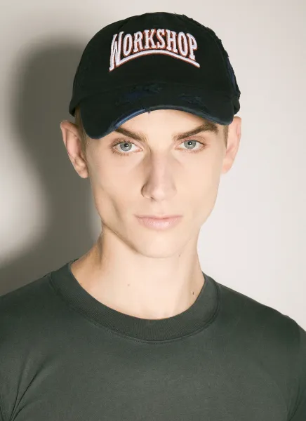 Victor Distressed Baseball Cap