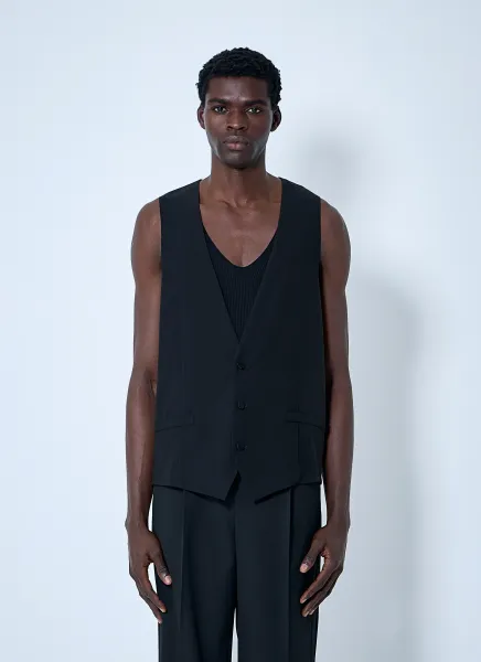 Silk Crepe Waistcoat