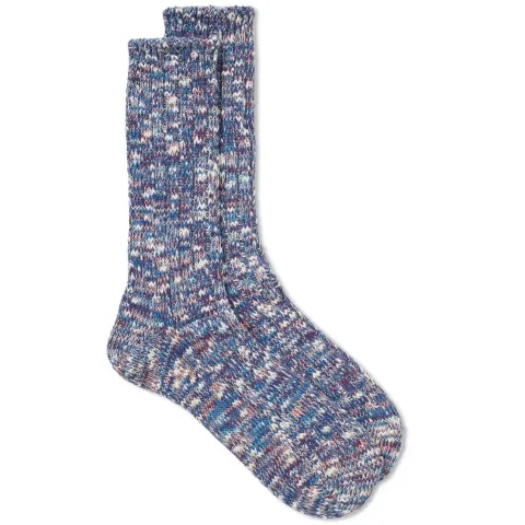 Slub Mix Crew Sock