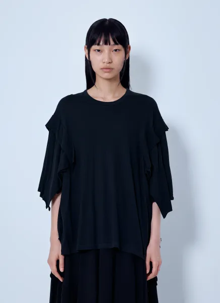 Draped Long Sleeve T-Shirt