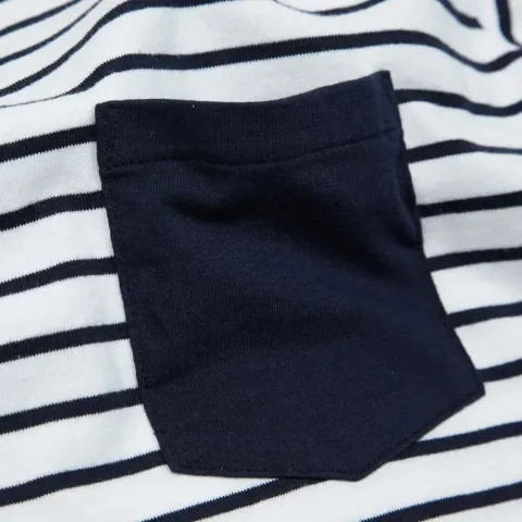 SOPHNET. Border Crew Neck Pocket Tee
