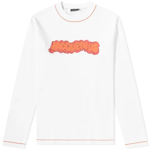 Long Sleeve Paste Logo T-Shirt