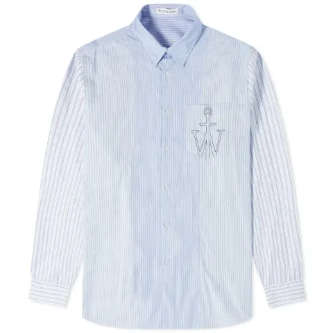 Striped Patchwork Shirt