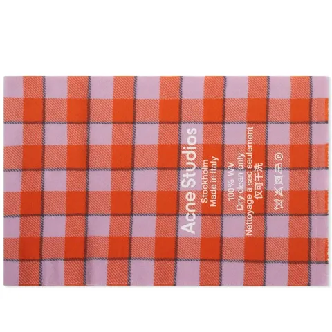 Cassiar Check Narrow New Scarf