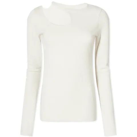 Curve Hole Long Sleeve T-Shirt