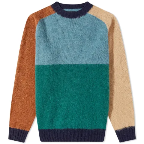 Howlin' Firecracker Colour Block Crew Knit