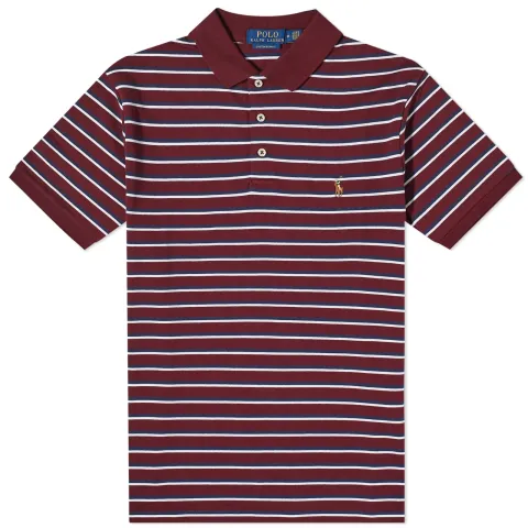 Stripe Custom Fit Polo