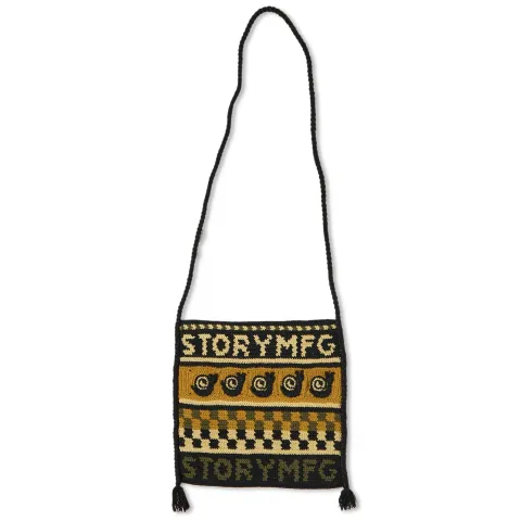 Story mfg. Crochet Snail Stash Bag