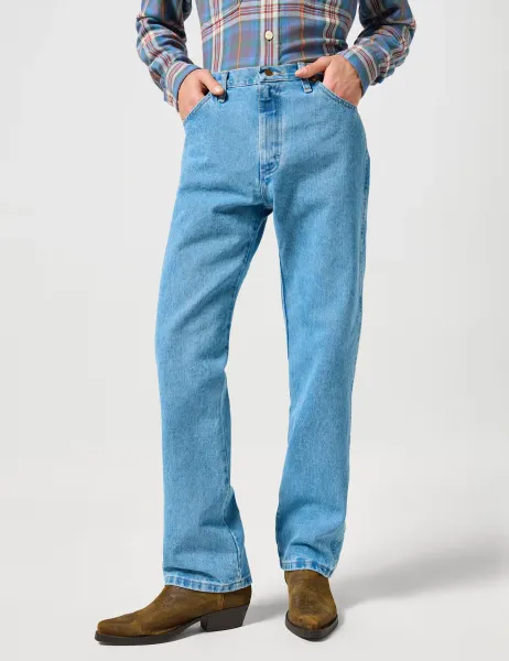 Wrangler Regular Fit Pure Cotton Cowboy Jeans Blue