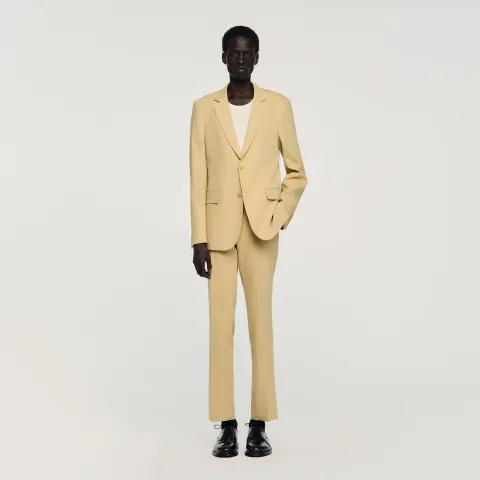 Classic linen suit jacket