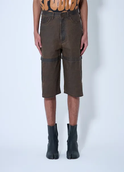 Coated Cotton Shorts
