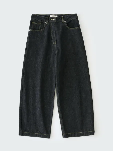 Studio Nicholson Neive Italian Denim Pant Black