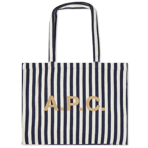 A.P.C. Lou Striped Tote