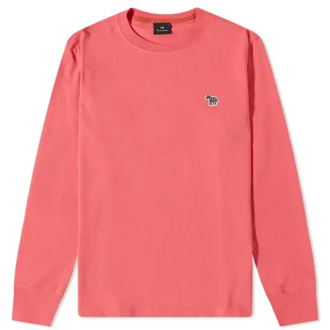Long Sleeve Zebra Logo T-Shirt