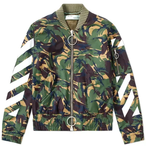 Diagonal Bomber Jacket