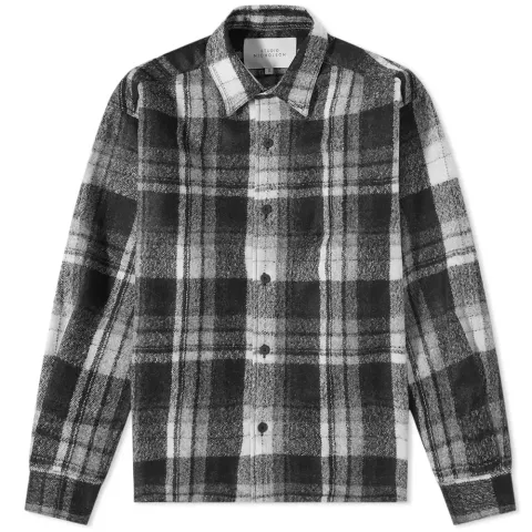 Roro Boiled Wool Boucle Oversized Shirt