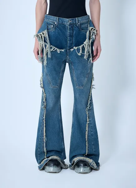 Slivered Bootcut Jeans