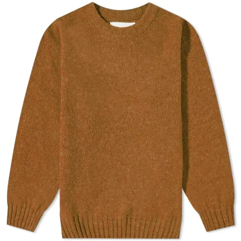 Brushed Shetland Crew Knit