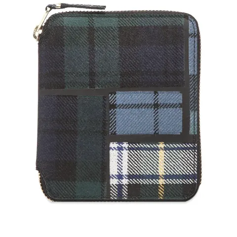 Comme des Garcons SA2100TP Tartan Patchwork Wallet