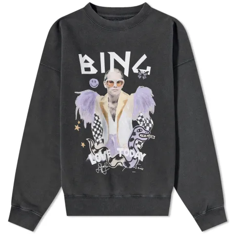 Elton John Logo Harvey Crew Sweat