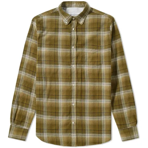 Button Down Japanese Plaid Shirt