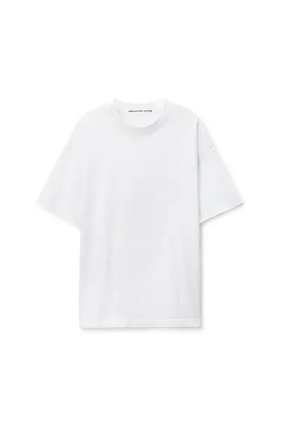 White Cotton Logo T-Shirt