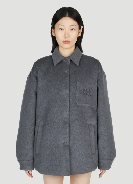 Padded Velour Jacket