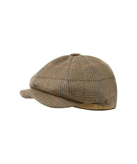 Schöffel Country Newsboy Tweed Cap - Arran Tweed