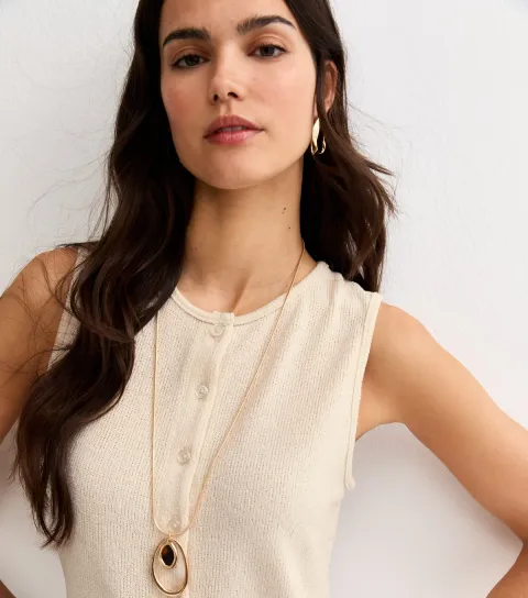 Women's Cream Textured Soft Touch Button Front Waistcoat