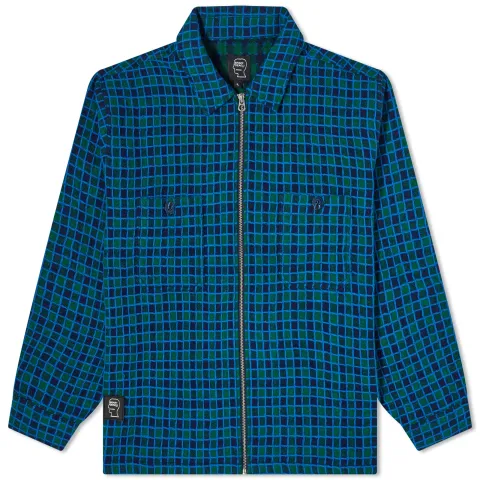 Check Mate Flannel Zip Shirt Jacket