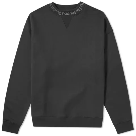 Flogho Neck Logo Crew Sweat