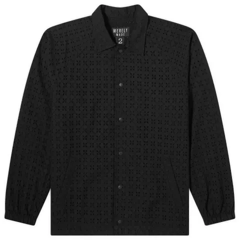 Floral Cutwork Coach Jacket