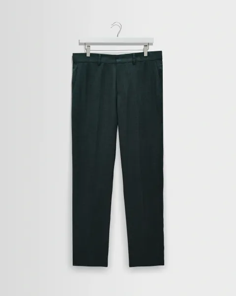 Alp - Dark Green Linen Trousers
