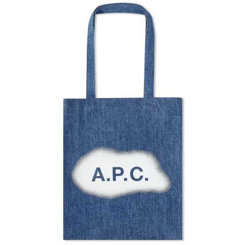 A.P.C. Spray Logo Lou Tote Bag