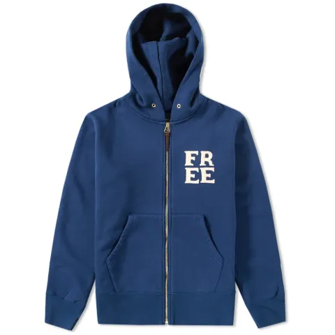 Vintage Applique Zip Hoody
